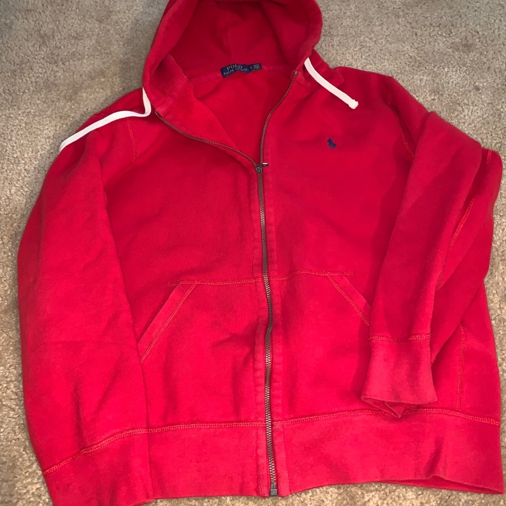 Red polo jacket - Picture 1 of 3